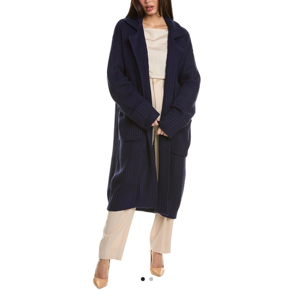 WeWoreWhat Navy Coatigan